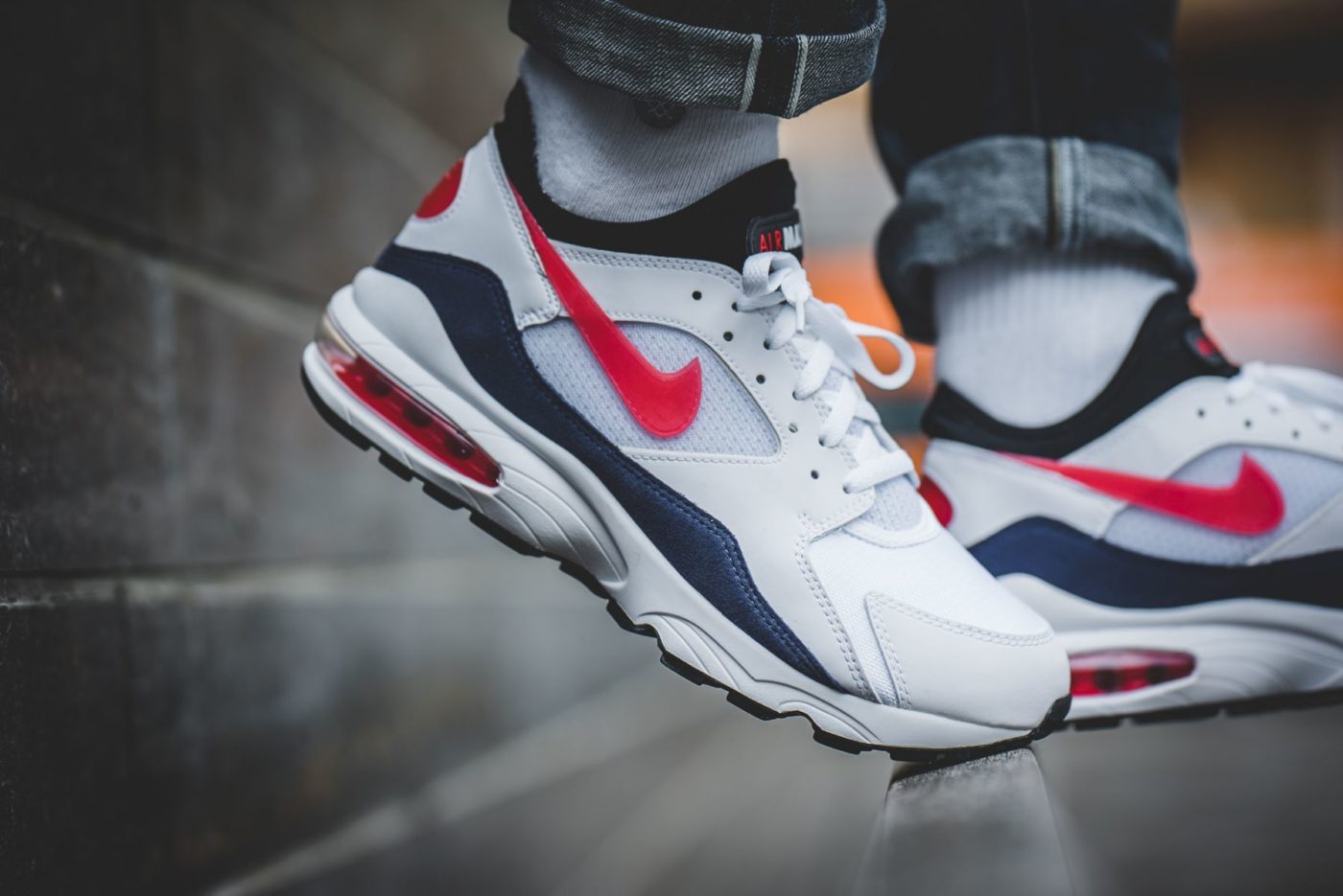 Nike Air Max 93 Red Blue 306551 102 Grailify